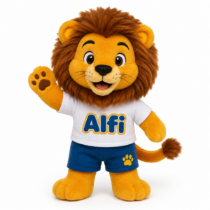 Pelúcia Oficial Alfi - Sob Encomenda