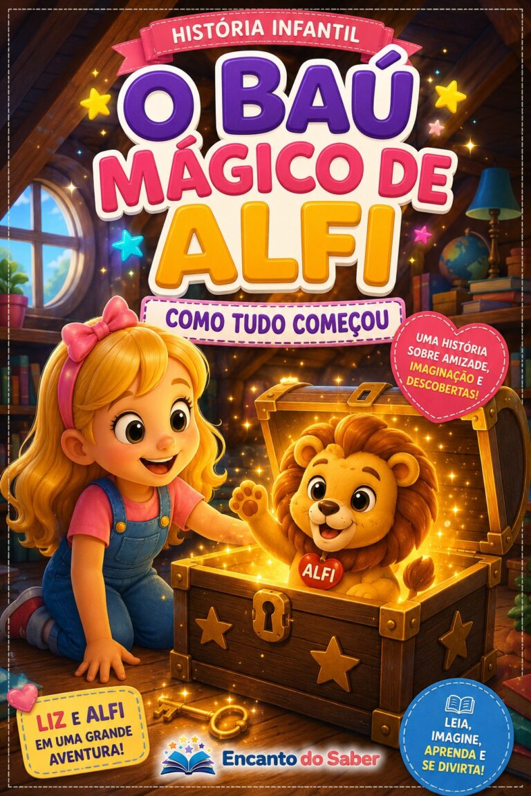 História 1 – O Baú Mágico de Alfi.