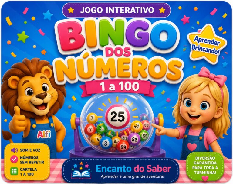 Bingo dos Números – 1 a 100